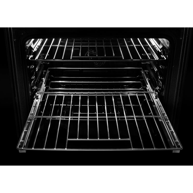 JennAir 30 in. 6.2 cu. ft. Air Fry True European Convection Slide-In Dual Fuel Range with 4 Sealed Burners - Stainless Steel, , hires