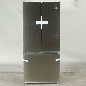Midea 30 in. 18.4 cu. ft. French Door Refrigerator - Stainless Steel (Open Box Good Condition), , hires