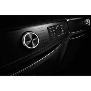 Maytag 27 in. 7.3 cu. ft. Smart Stackable Electric Dryer with Extra Power Button, Industry-Exclusive Extra Moisture Sensor, Sanitize & Steam Cycle - Metallic Slate, Metallic Slate, hires