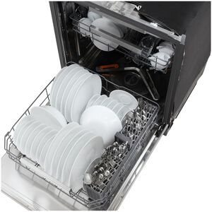 LG 24 in. Top Control Flush-Mount Smart Dishwasher with 44 dBA Sound Level, 3rd-Rack, AutoVent Dry, Dynamic Heat Dry & Pocket Handle - PrintProof Stainless Steel, , hires