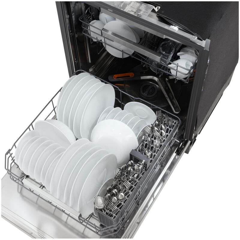 LG 24 in. Top Control Flush-Mount Smart Dishwasher with 44 dBA Sound Level, 3rd-Rack, AutoVent Dry, Dynamic Heat Dry & Pocket Handle - PrintProof Stainless Steel, , hires