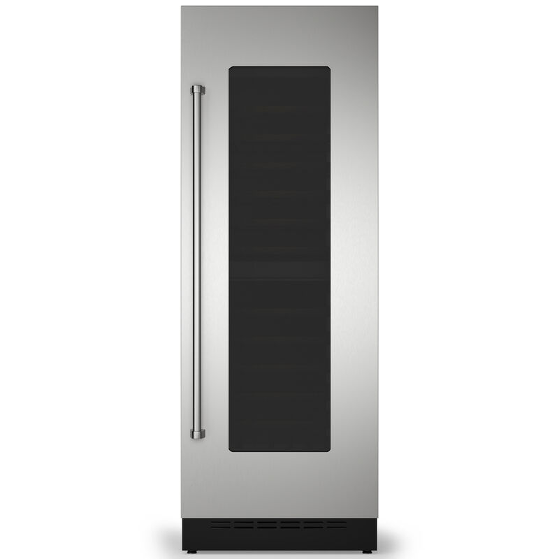 Viking 30 in. Integrated Wine Cellar Right Hinge Door Panel Kit with Handle - Stainless Steel, , hires