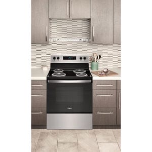 Whirlpool 30 in. 4.8 cu. ft. Electric Range with Coil Burners - Stainless Steel, , hires