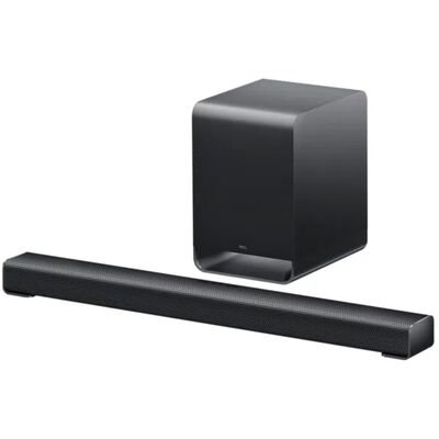 TCL S-Class 3.1 Channel Dolby Atmos Sound Bar with Bluetooth & Wireless Subwoofer - Black | S60K