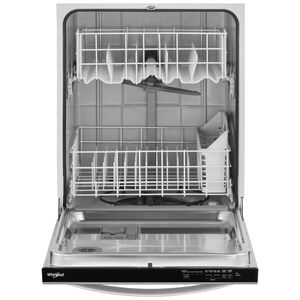Whirlpool 24 in. Top Control Dishwasher with 55 dBa Sound Level - Monochromatic Stainless Steel, , hires