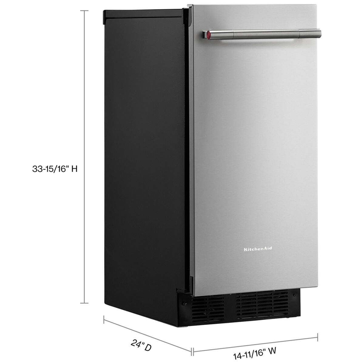 KitchenAid 15 in. Built-In Undercounter Ice Maker with 25 lb. Ice