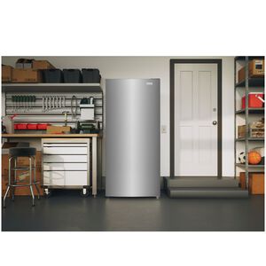 Frigidaire 30 in. 21.0 cu. ft. Garage-Ready Upright Freezer with Adjustable Shelves - Fingerprint Resistant Stainless, , hires