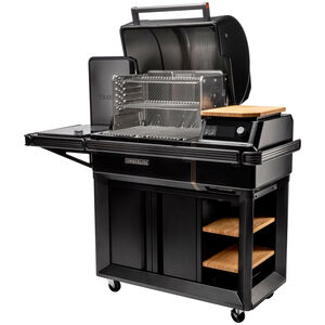 Traeger Timberline Wood Pellets Grill with Side Burner - Black, , hires