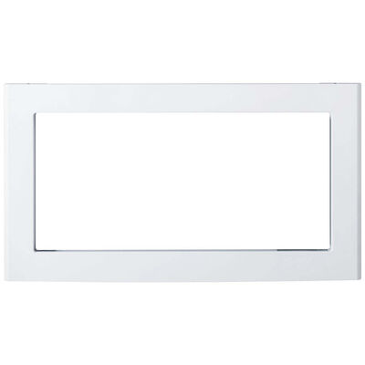 GE Optional 30 in. Built-In Trim Kit for Microwaves (Counter Top) - White | JX830DFWW