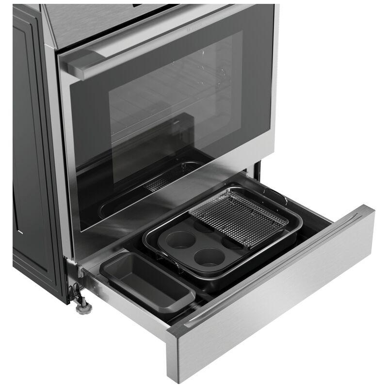 Bosch 500 Series 30 in. 5.8 cu. ft. Air-Fry Standard Convection Slide-In Electric Range with 4 Induction Burners - Stainless Steel, , hires