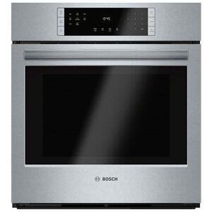 Bosch 800 Series 27" 4.1 Cu. Ft. Electric Wall Oven with True European Convection & Self Clean - Stainless Steel, , hires