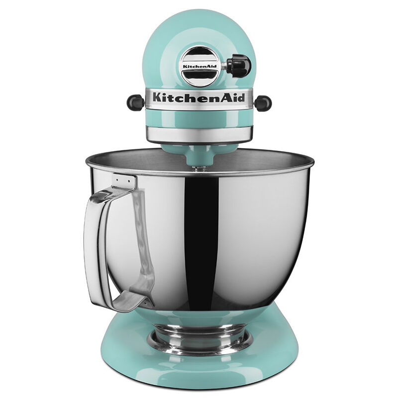  KitchenAid Artisan Series 5 Quart Tilt Head Stand Mixer with  Pouring Shield KSM150PS, Removable bowl, Aqua Sky: Electric Stand Mixers:  Home & Kitchen