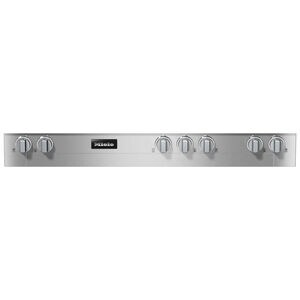 Miele Professional Series 48 in. 6-Burner LP Gas Rangetop with Griddle, Simmer Burner & Power Burner - Stainless Steel, , hires