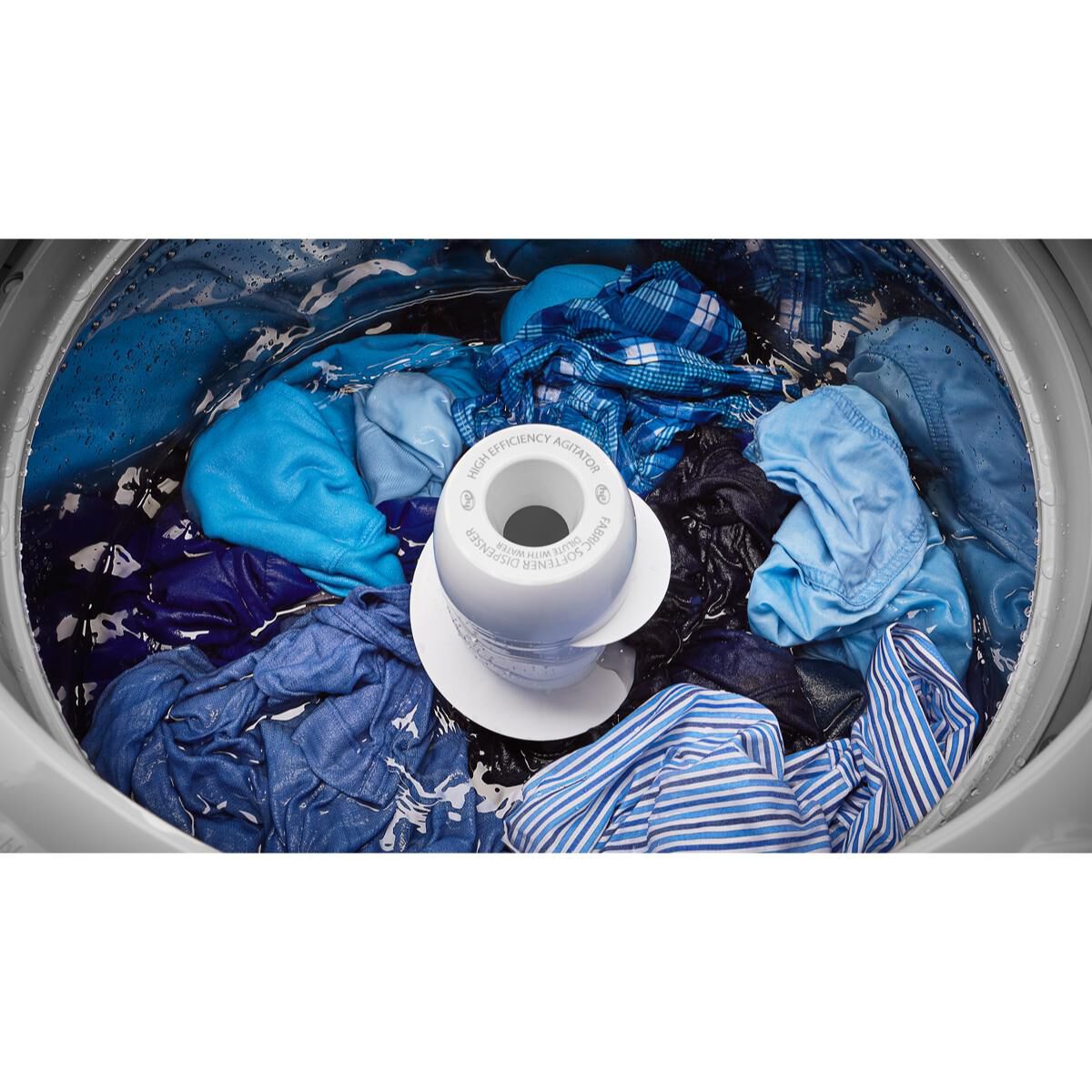 Maytag 27 in. 3.8 cu. ft. Top Load Washer with Agitator - White