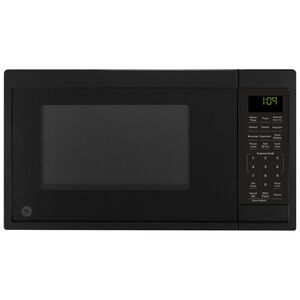 GE 19 in. 0.9 cu. ft. Countertop Microwave - Black, Black, hires