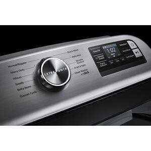 Maytag 27 in. 4.7 cu. ft. Smart Top Load Washer with Agitator & Extra Power Button - White, , hires