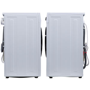Equator 24 in. 1.6 cu. ft. Electric Front Load All-in-One Laundry Center with Pet Cycle, Sanitize Cycle & Sensor Dry - White, White, hires