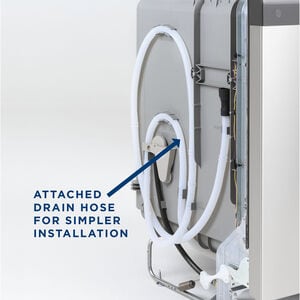 GE 24 in. Front Control Flush-Mount Dishwasher with 59 dBa Sound Level, Dry Boost & Pocket Handle - Black, Black, hires