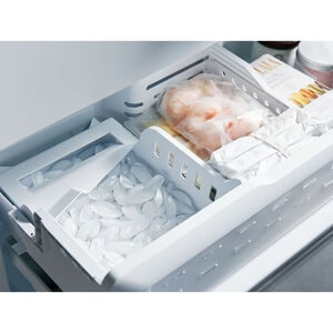 Cafe 36 in. 23.1 cu. ft. Smart Counter Depth French Door Refrigerator with Internal Water Dispenser - Stainless Steel, Stainless Steel, hires