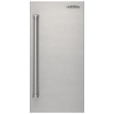 Sub-Zero 15 in. Right Hinge Door Panel with Pro Handle for Ice Makers - Stainless Steel | 7045018