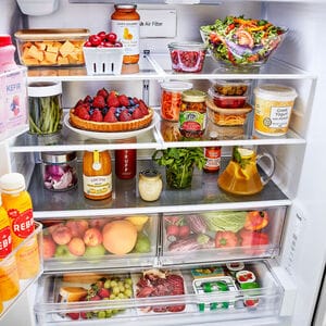 LG 36 in. 26.5 cu. ft. Smart Counter Depth French Door Refrigerator with Internal Water Dispenser - Stainless Steel, Stainless Steel, hires