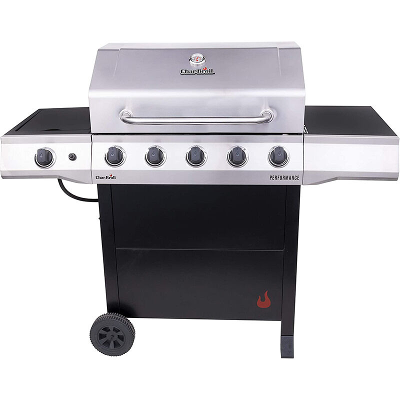 Char Broil Performance 5 Burner Gas Grill Stainless Steel P C Richard Son