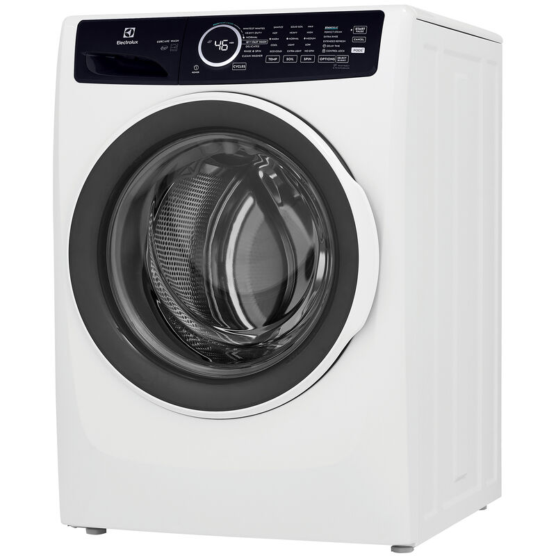 Electrolux 400 Series 27 in. 4.5 cu. ft. Stackable Front Load Washer with LuxCare Wash, Sanitize & Steam Cycle - White, White, hires