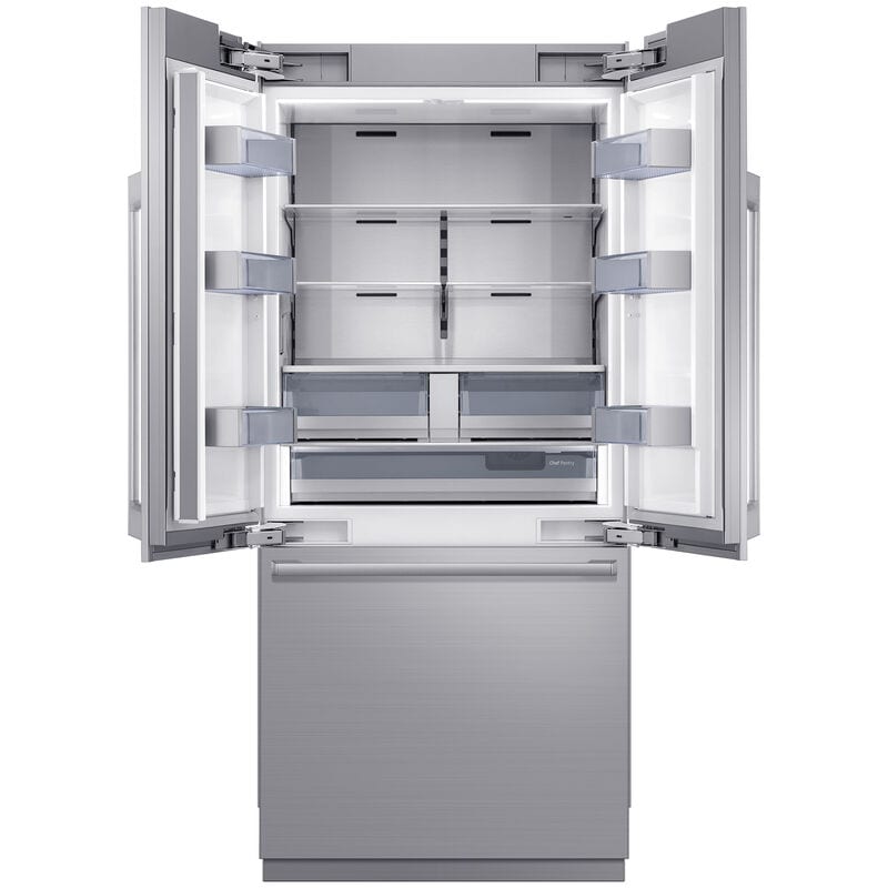 Dacor 36 in. 21.3 cu. ft. Built-In Smart Counter Depth French Door Refrigerator with Internal Water Dispenser - Custom Panel Ready, , hires