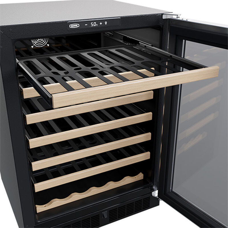 Marvel 24 in. Undercounter Wine Cooler with Single Zone & 54 Bottle Capacity - Stainless Steel, , hires