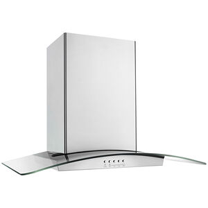 Whirlpool 36 in. Convertible Chimney Style Range Hood with 400 CFM, 3 Fan Speeds & 2 LED Lights - Stainless Steel, , hires