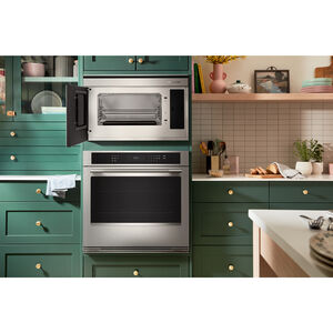 KitchenAid 30 in. 1.1 cu. ft. 950W Smart Built-In Microwave with Convection & Sensor Cooking - Stainless Steel with PrintShield Finish, , hires