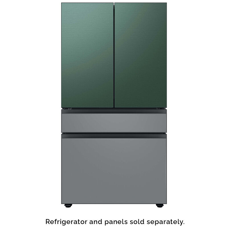 Samsung Bespoke 4-Door French Door Bottom Panel for Refrigerators - Matte Grey Glass, , hires