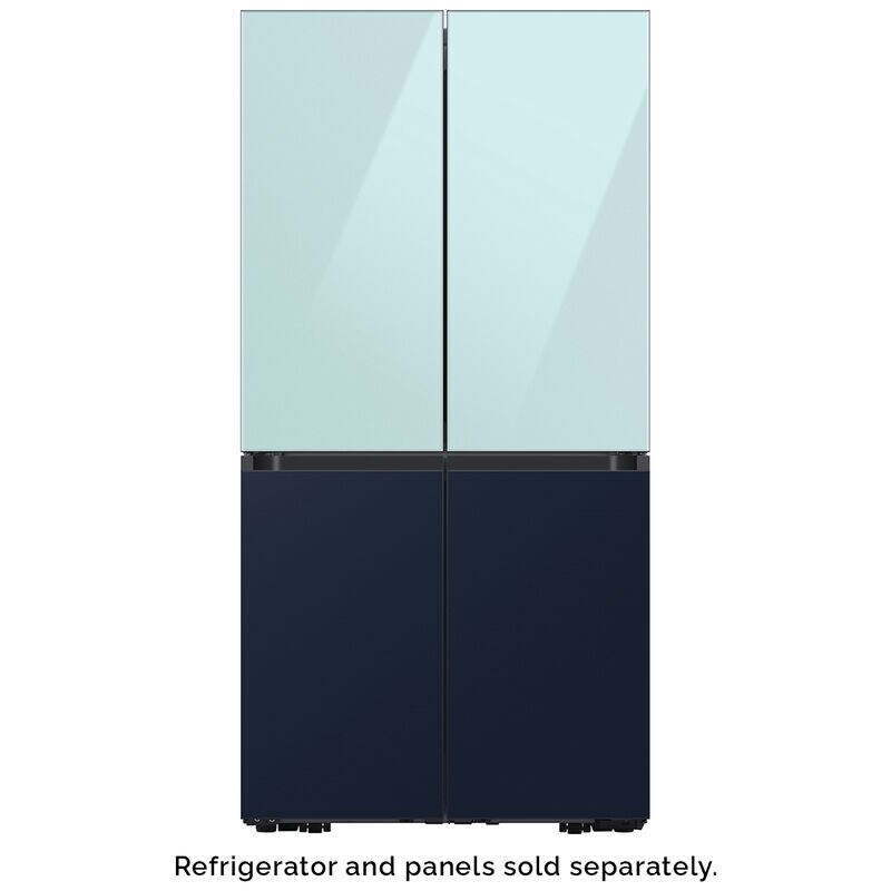 Samsung BESPOKE 4-Door Flex Top Panel for Refrigerators - Morning Blue Glass, , hires