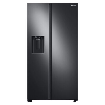 Samsung 36 in. 27.4 cu. ft. Side by Side Refrigerator with Ice & Water Dispenser - Black Stainless | RS27T5200SG