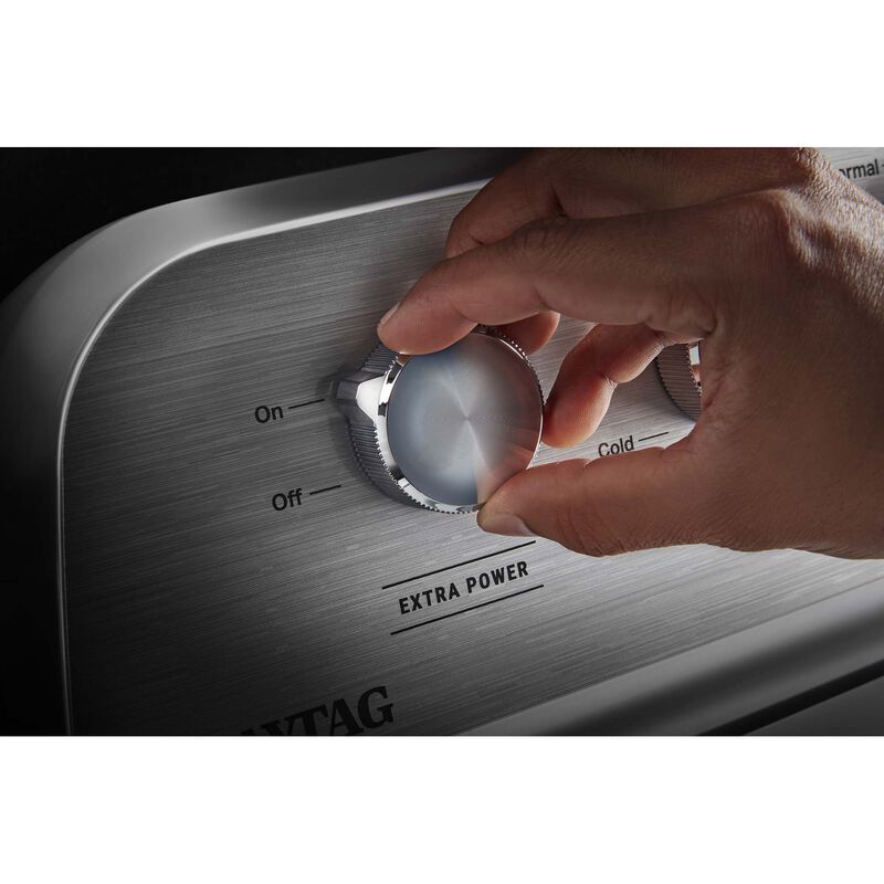 Maytag 27.75 in. 4.8 cu. ft. Top Load Washer with Extra Power Button - White, White, hires