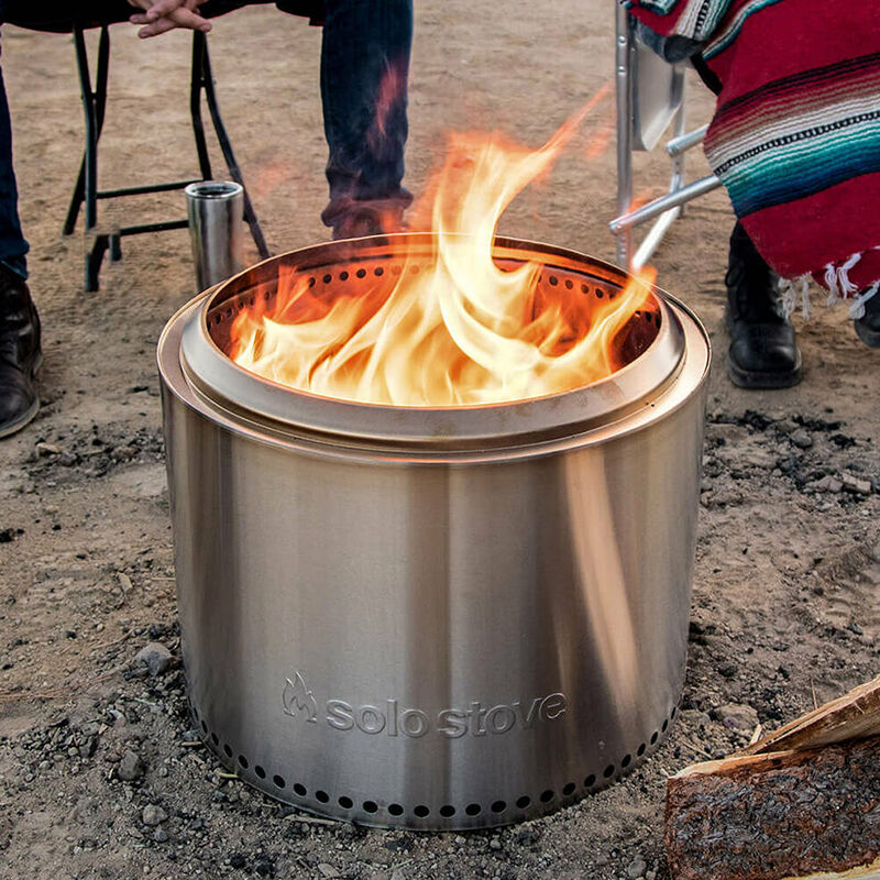 Solo Stove Bonfire 19 5 Stainless, How Does A Solo Fire Pit Work