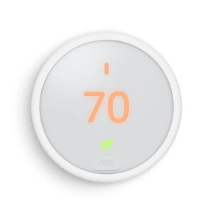 Google Nest Thermostat E - White, , hires
