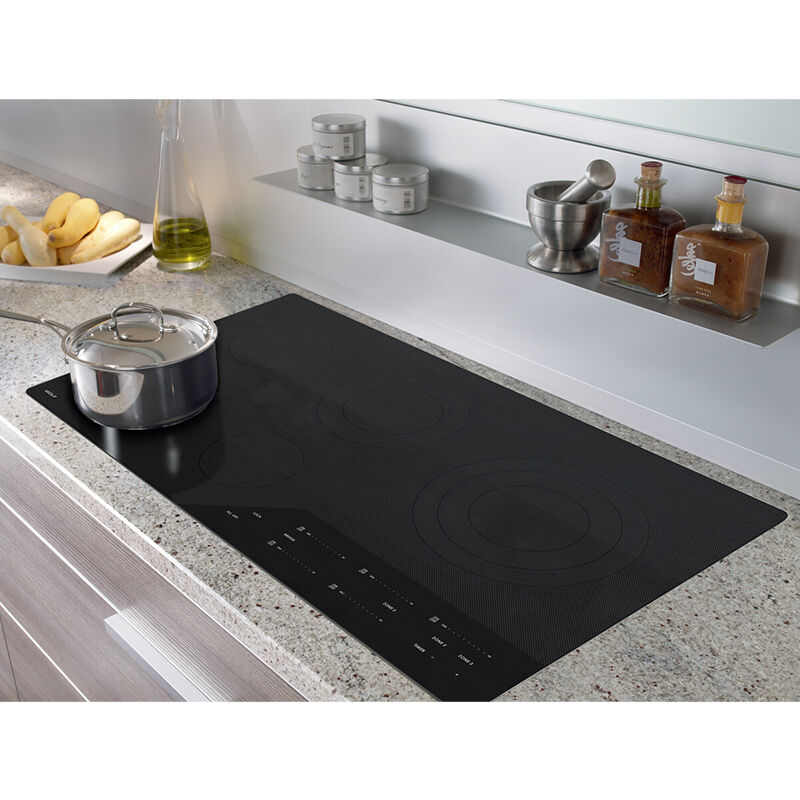 Wolf Contemporary Series 36 in. 5Burner Electric Cooktop with Simmer