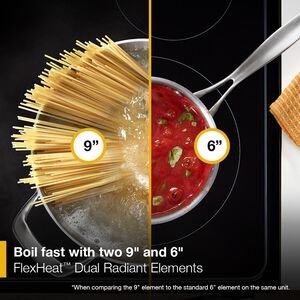 Whirlpool 30 in. 5.3 cu. ft. Smart Air-Fry Standard Convection Electric Range with Radiant Burners - Black, , hires