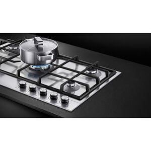Fisher & Paykel Series 7 30 in. 5-Burner LP Gas Cooktop with Simmer Burner & Power Burner - Stainless Steel, , hires