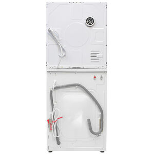 Equator 24 in. 1.6 cu. ft. Electric Front Load Laundry Center with Pet Cycle, Sanitize Cycle & Sensor Dry - White, White, hires