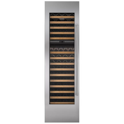 Sub-Zero Left Hand Wine Storage Door Panel with Pro Handle & 4 in. Toe Kick - Stainless Steel | 7025337