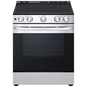 LG 30 in. 6.3 cu. ft. Slide-In Electric Range with Radiant Burners - Stainless Steel, , hires