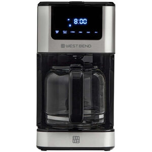 12-Cup Programmable Black Coffee Maker with Hot Water Dispenser