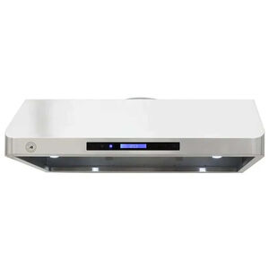 Brama 30 in. Standard Style Range Hood with 4 Speed Settings, 425 CFM & 2 LED Lights - Stainless Steel, , hires
