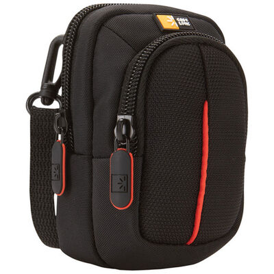 Case Logic Point & Shoot Camera Bag with Storage - Black | DCB302BLACK