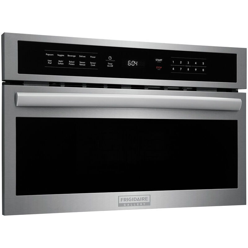 Frigidaire Gallery 30 in. 1.6 cu. ft. 950W Built-In Microwave with Sensor Cooking - Stainless Steel, Stainless Steel, hires
