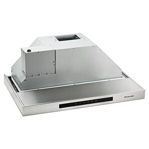 KitchenAid 30 in. Convertible Standard Style Range Hood with 400 CFM, 4 Fan Speeds & 2 LED Lights - Stainless Steel, , hires