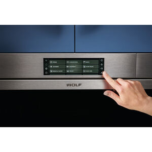 Wolf M Series 30 in. 2.4 cu. ft. Steam Electric Single Wall Oven with Dual Convection - Stainless Steel, , hires