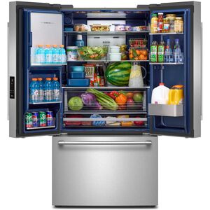 Maytag 36 in. 29.6 cu. ft. French Door Refrigerator with Ice & Water Dispenser - Fingerprint Resistant Stainless Steel, , hires